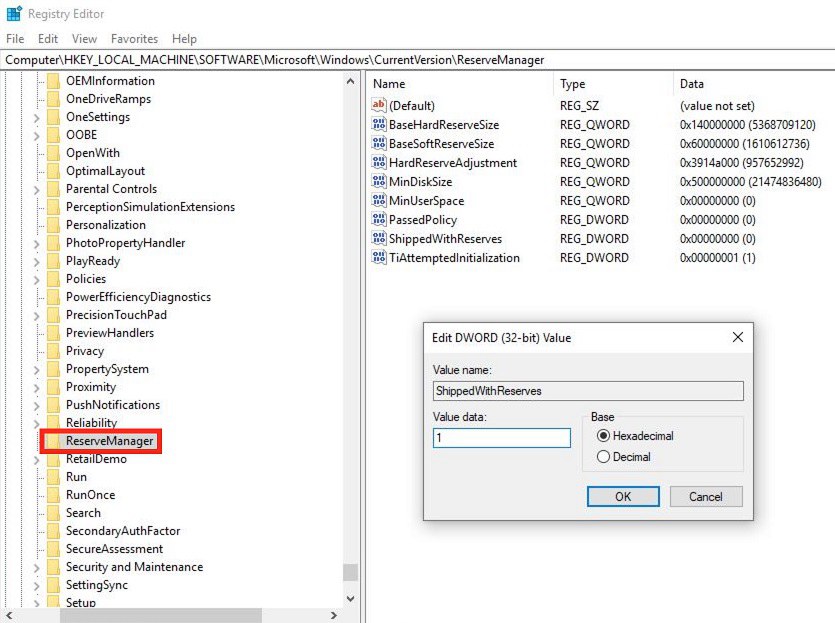 Win10預(yù)留7GB空間怎么取消？Win10 19H1禁用7GB空間占用方法