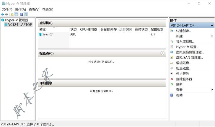 Hyper-V虛擬機安裝ReactOS系統(tǒng)的詳細圖文教程