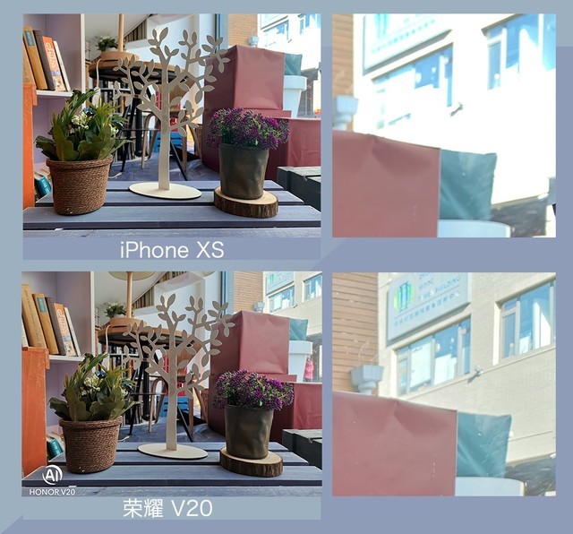 榮耀V20劍指果XS 4800萬雙攝夜拍占優(yōu)勢（審核不發(fā)） 