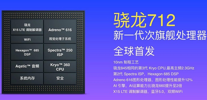 小米9 SE正式發布：首發驍龍712處理器 售價1999元起