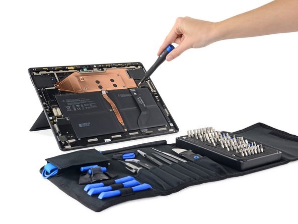 微軟Surface Pro X拆解，自己就能換硬盤 可維修性變得更好，