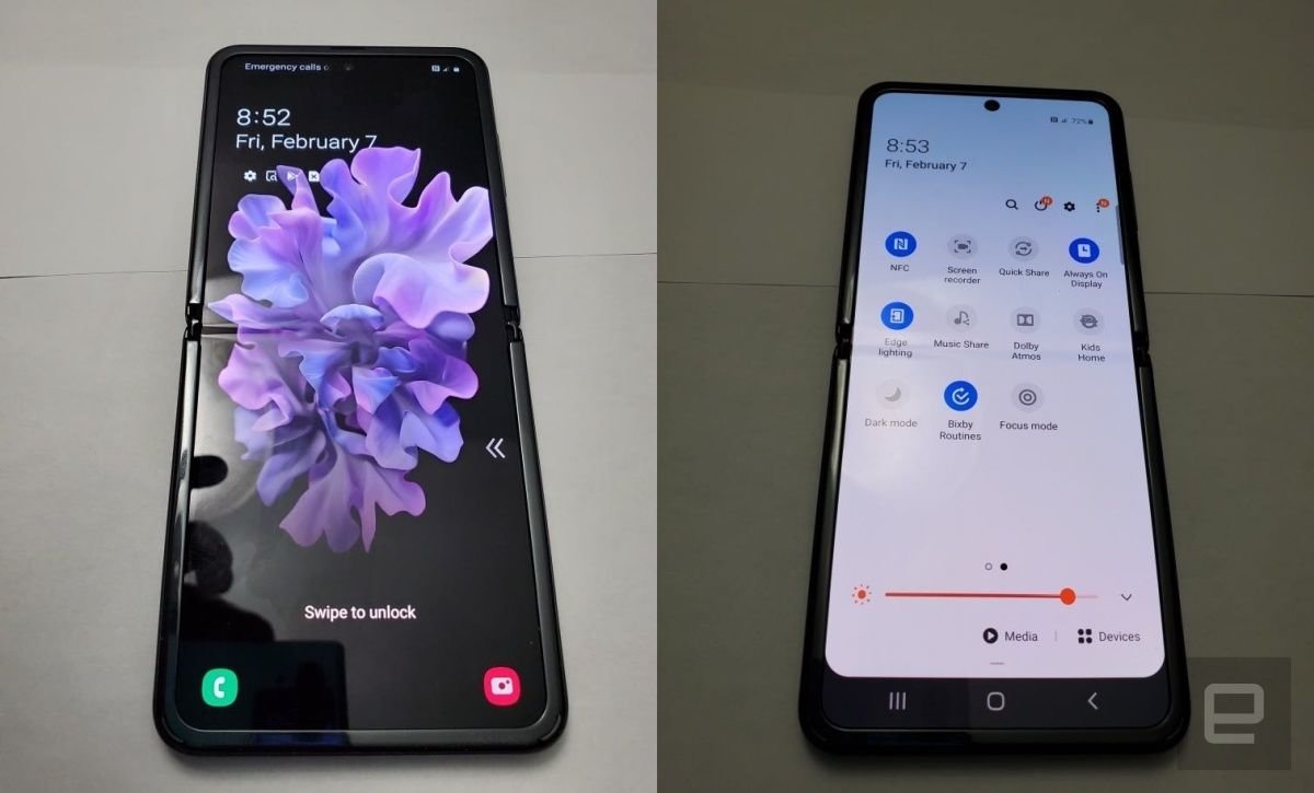 三星Galaxy Z Flip折疊屏手機最新高清爆料圖