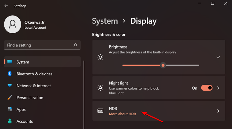自動HDR在Windows 11中不起作用